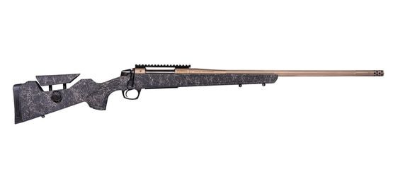 CVA Cascade Long Range Hunter 7mm Rem Mag Bolt Action Rifle - 24" - Black/Bronze